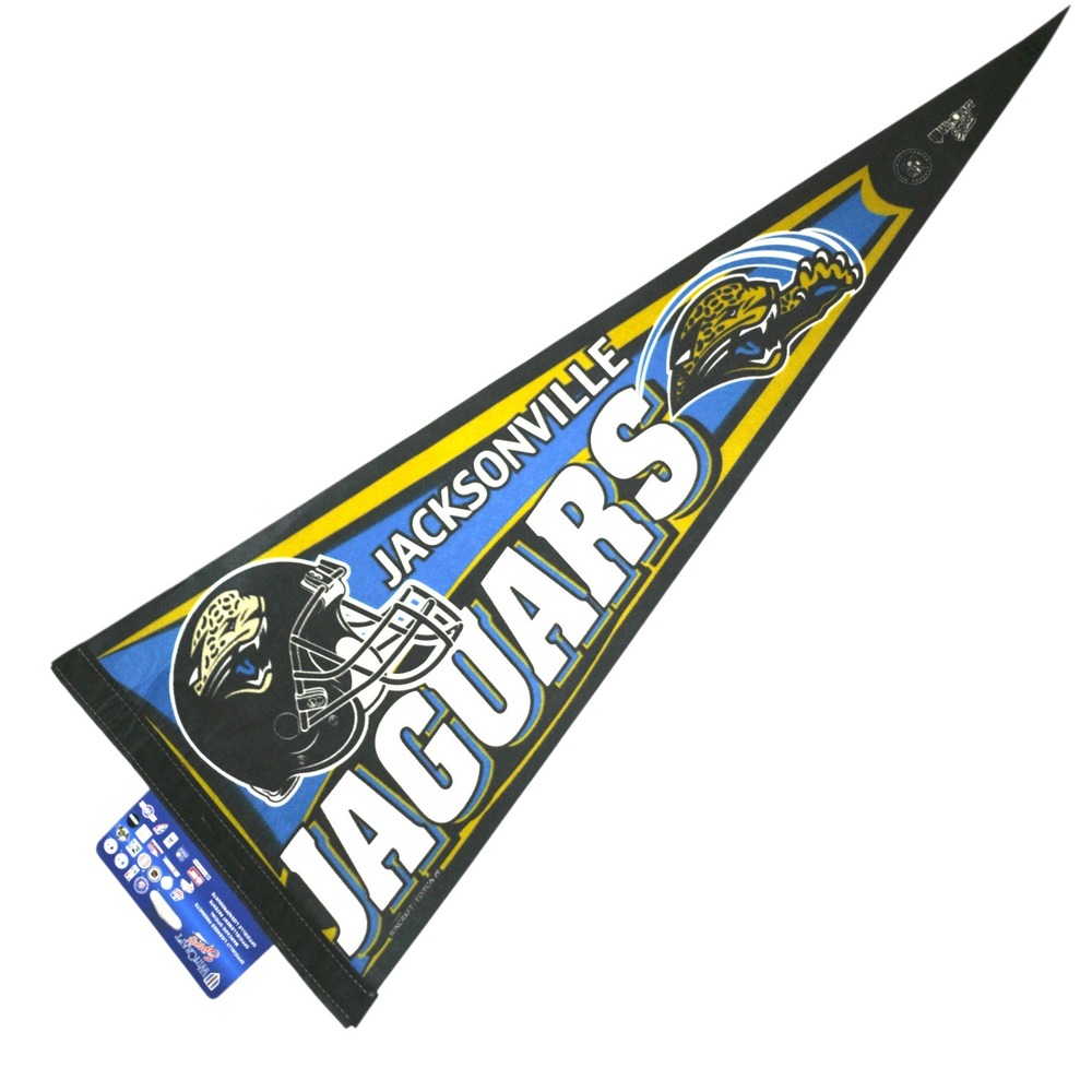 VTG NOS WinCraft Jacksonville Jaguars Pennant NFL Helmet USA Deadstock Y2K 2000